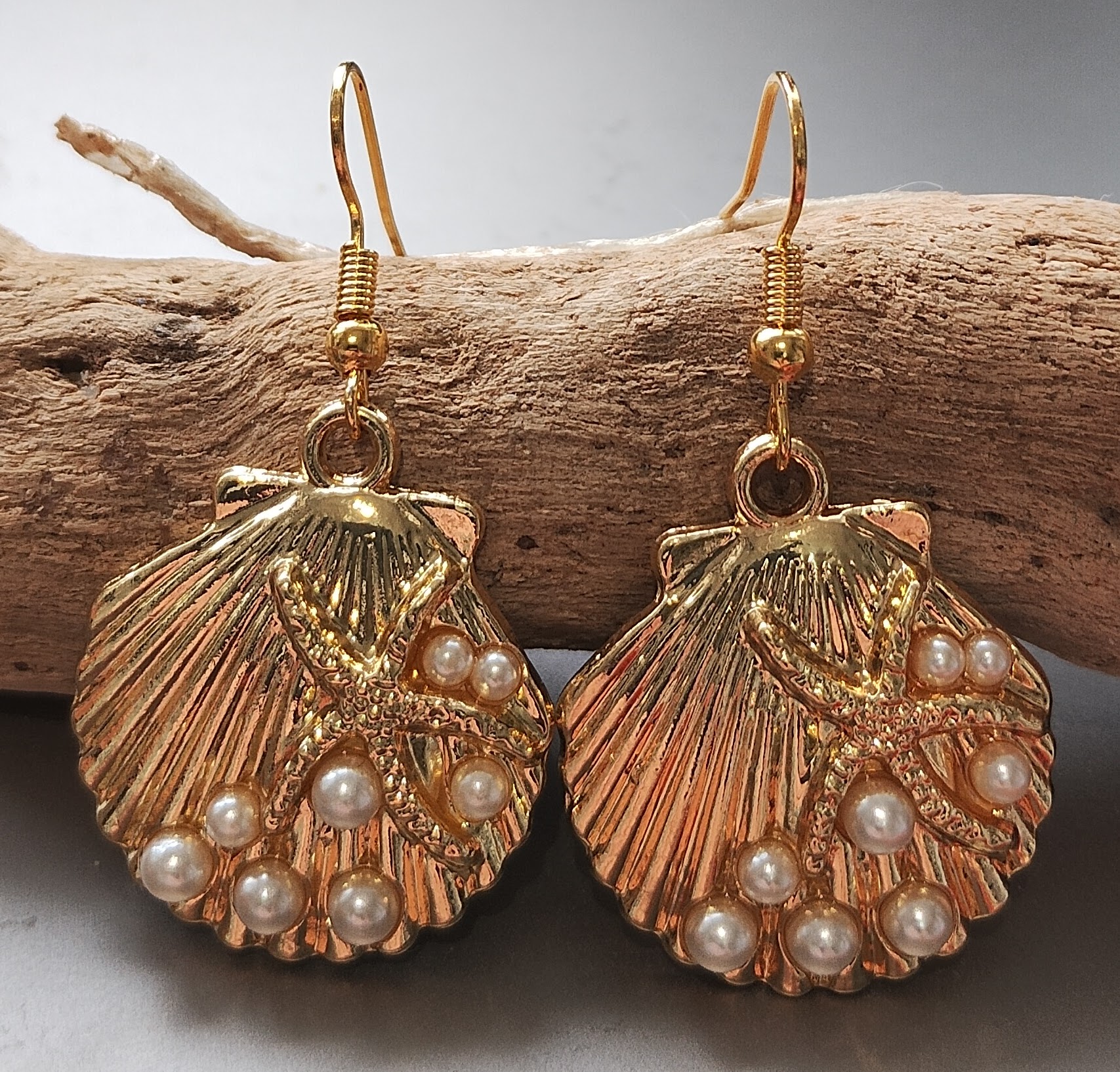 Shell Earrings www.devonmermaid.com