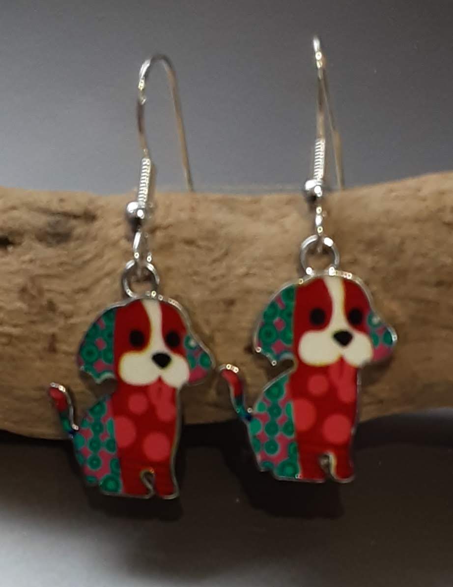 Dog Earrings www.devonmermaid.com