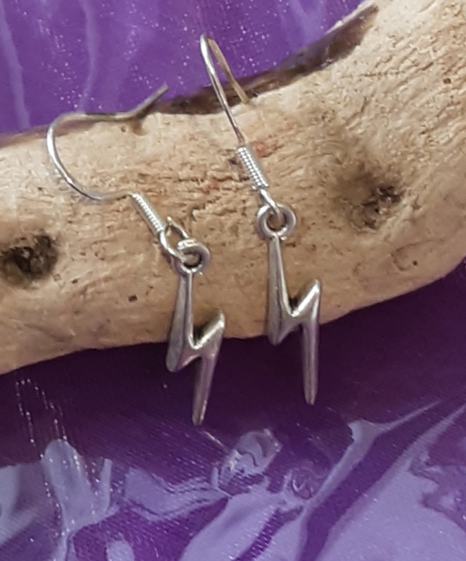 Lightning Bolt Earrings www,devonmermaid.com