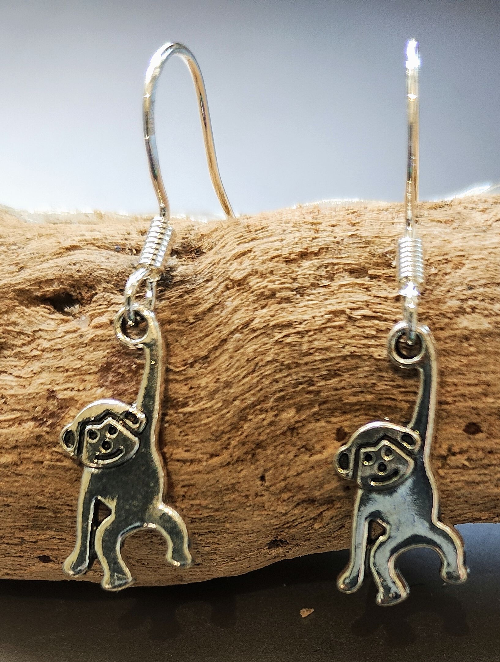 Monkey Earrings www.devonmermaid.com