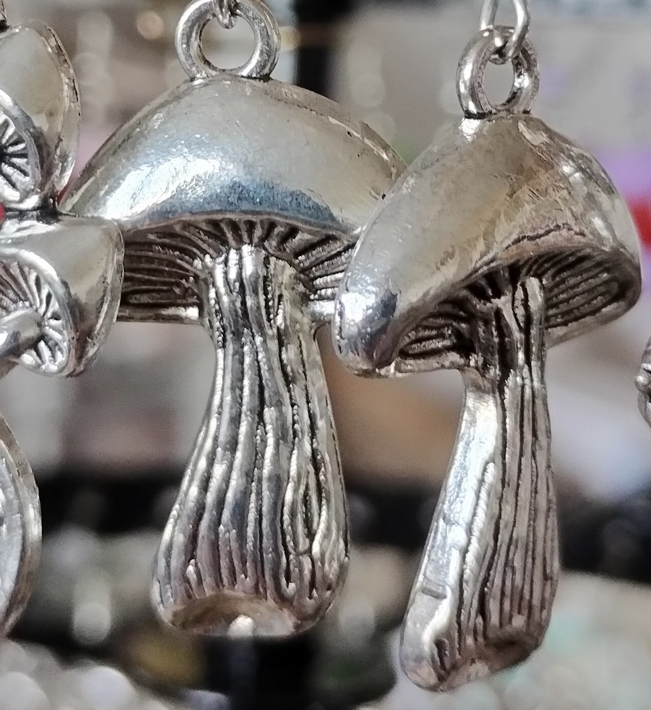 Mushroom Toadstool Fungi Earrings www.devonmermaid.com