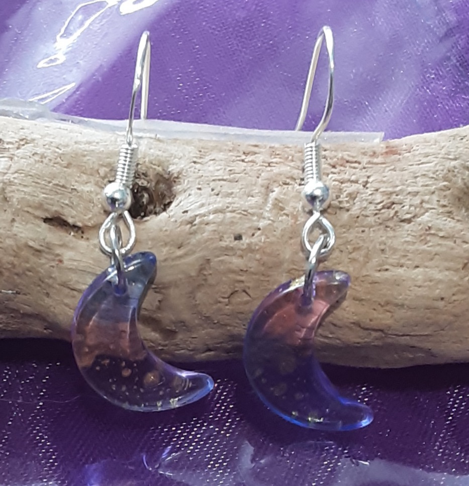 Moon Earrings www.devonmermaid.com