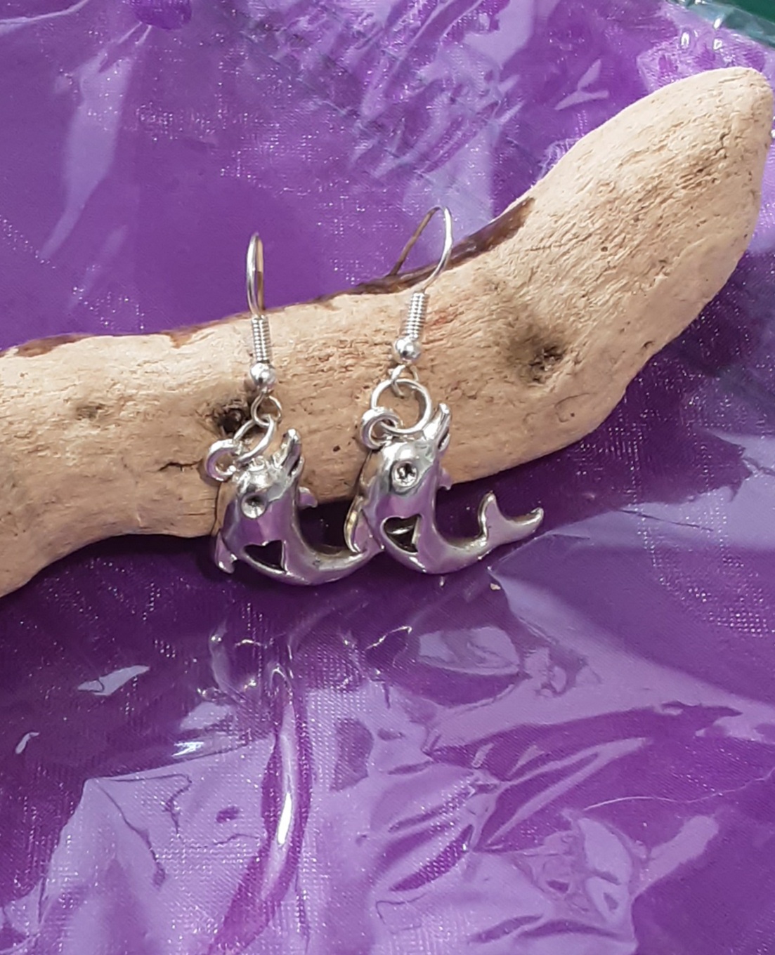 Dolphin Earrings www.devonmermaid.com
