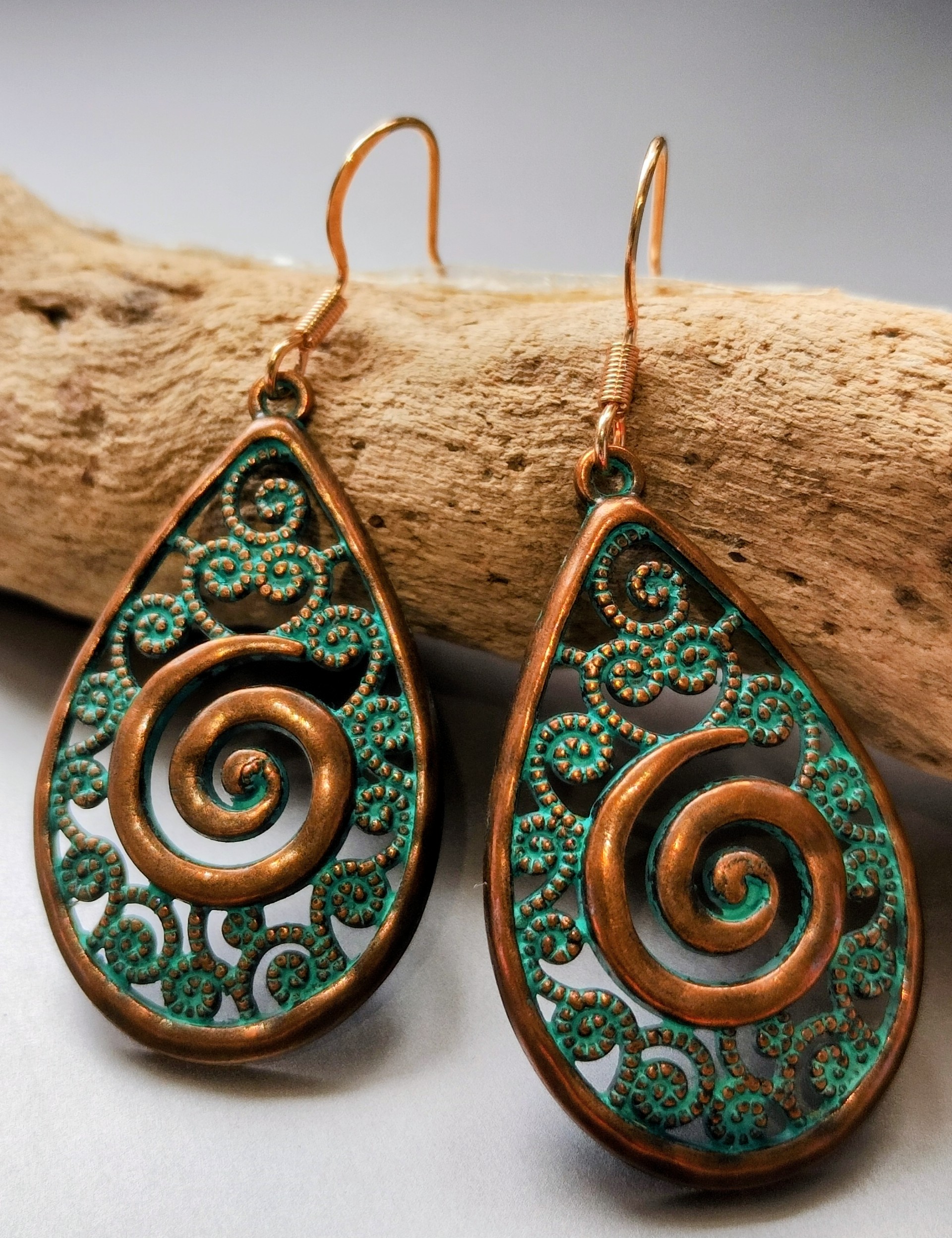Spiral Earrings www.devonmermaid.com